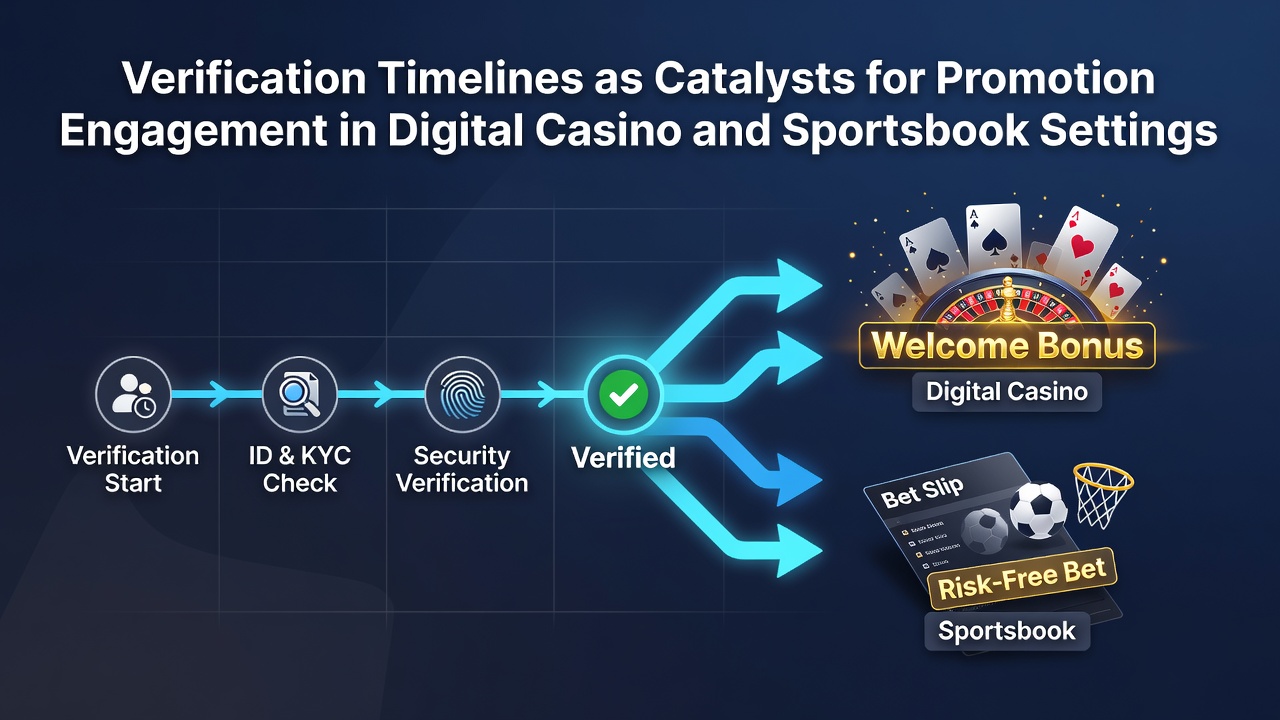 Darstellung von Zeitabläufen bei der Verifizierung und deren Verknüpfung mit Sportwetten-Promotionen